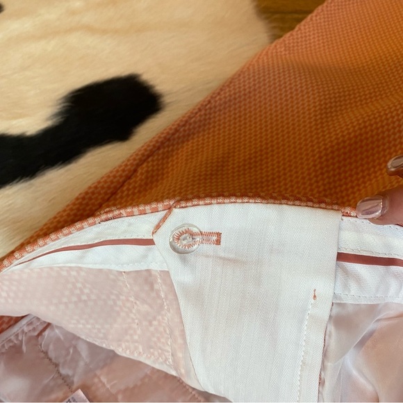 Banana Republic Women's Sloan Crop Faded Coral Slim Ankle Pants - Picture 8 of 10